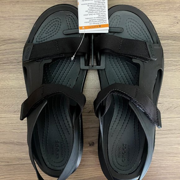 Crocs Swiftwater Expedition Sandals Black 206526-060 Mens Sz 7 main image 7